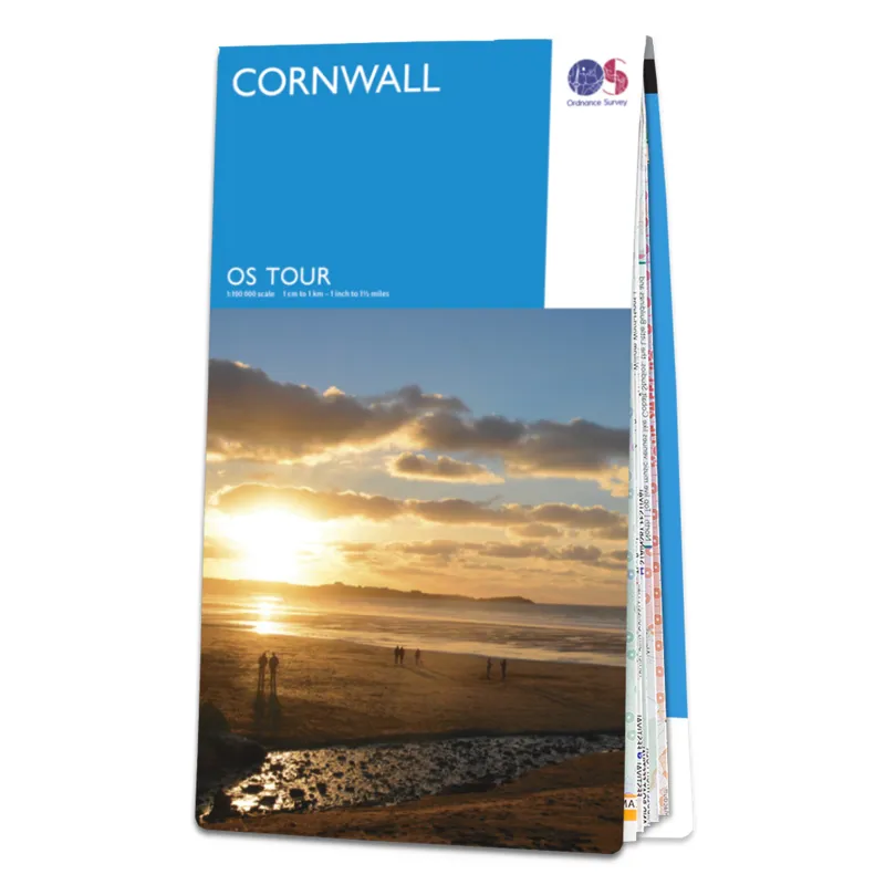 OS Tour Map 1 - Cornwall